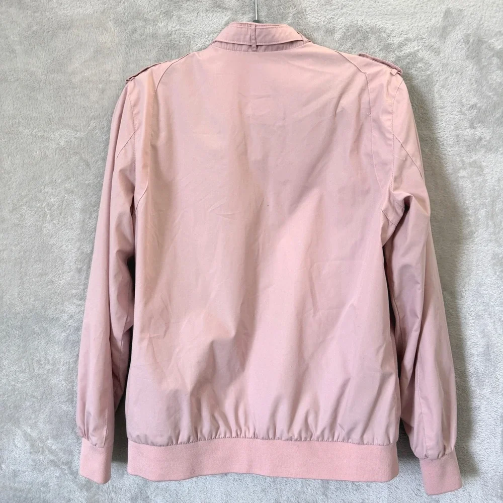 Members Only Iconic Racer Jacket Blush Pink Men's Large bomber streetwear